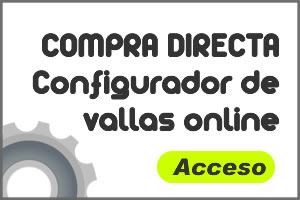 Tarificador-configurador de vallas online